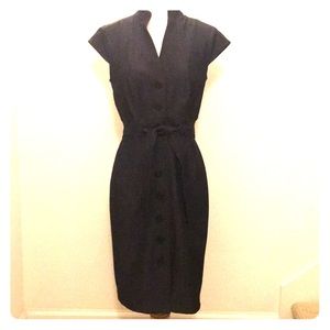 Calvin Klein Dark Denim Belted Dress